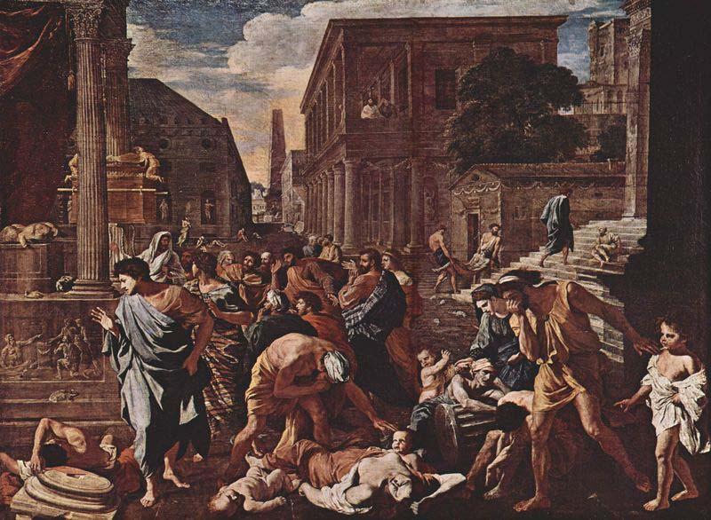 Nicolas Poussin The Plague at Ashdod, France oil painting art